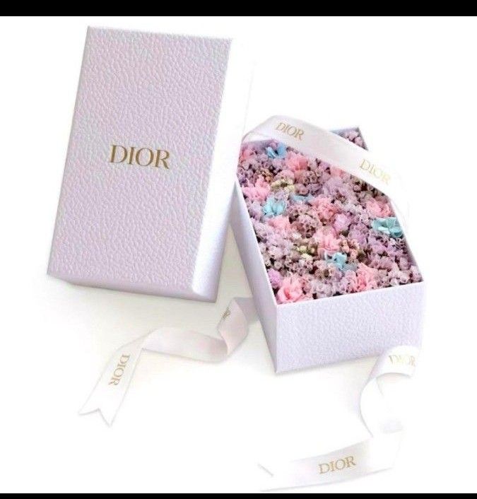 おまけつき Dior 2024  ミスディオール ブルーミングブーケ フラワーボックス 非売品 ブリザードフラワー ドライ