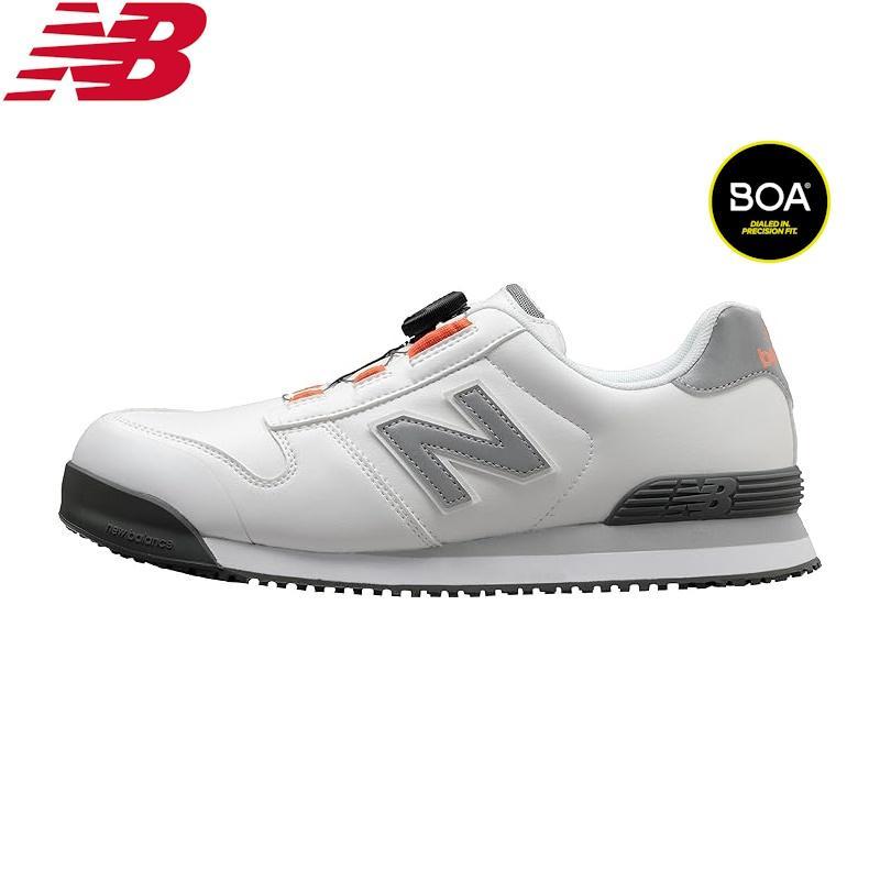 (新品)ニューバランス BS-118 ボストン Boston ホワイト 27.0cm　セーフティシューズ 安全靴 newbalance