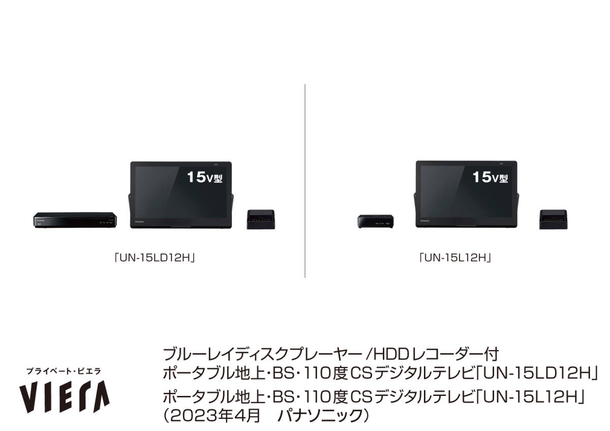 未開封新品Panasonic 15V型 ポータブル液晶テレビ UN-15LD12H_画像1