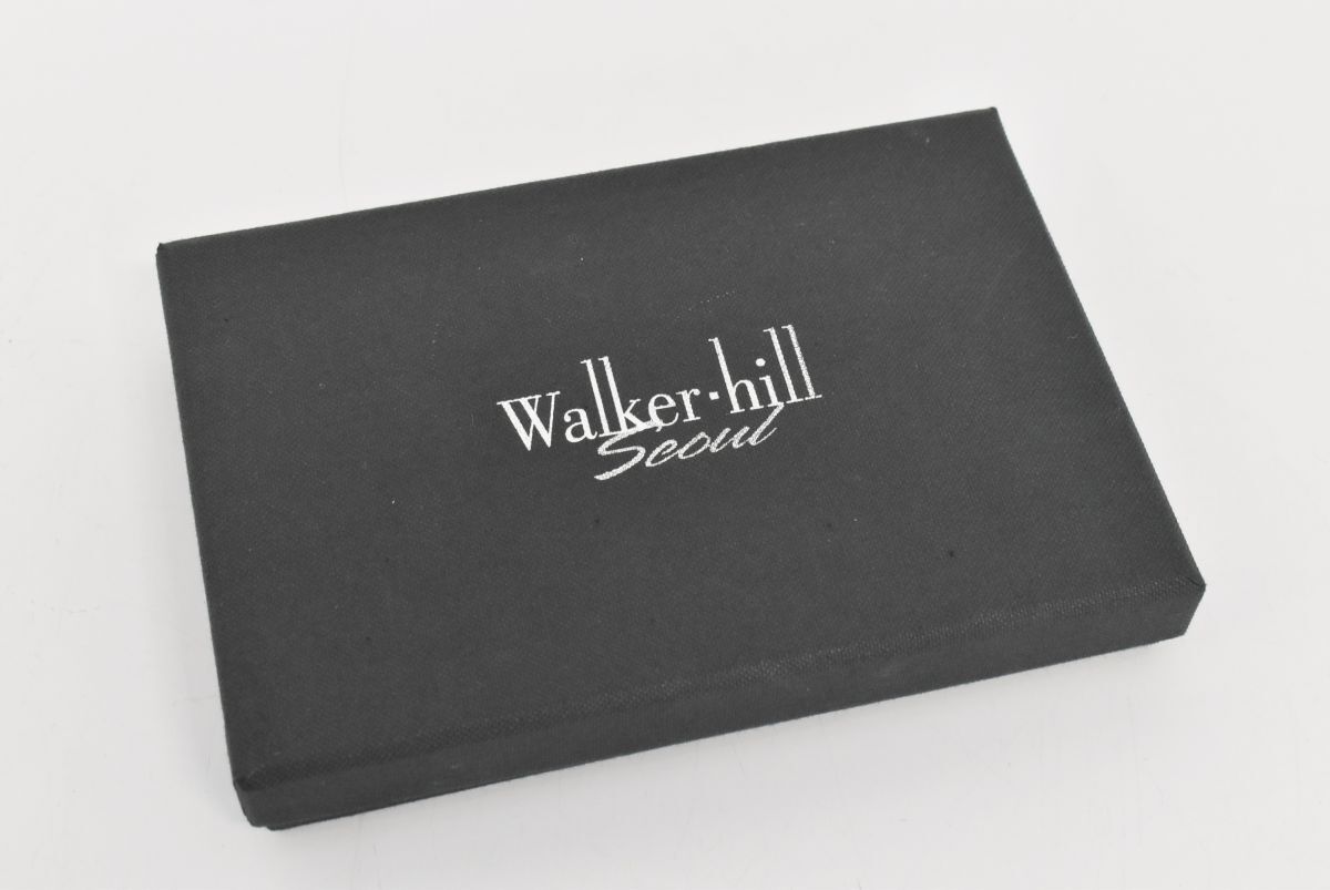 (758S 0325M18) 未使用 Walker hill ブックカバー 手帳カバー 本 箱付 レザー ブラウンの画像7