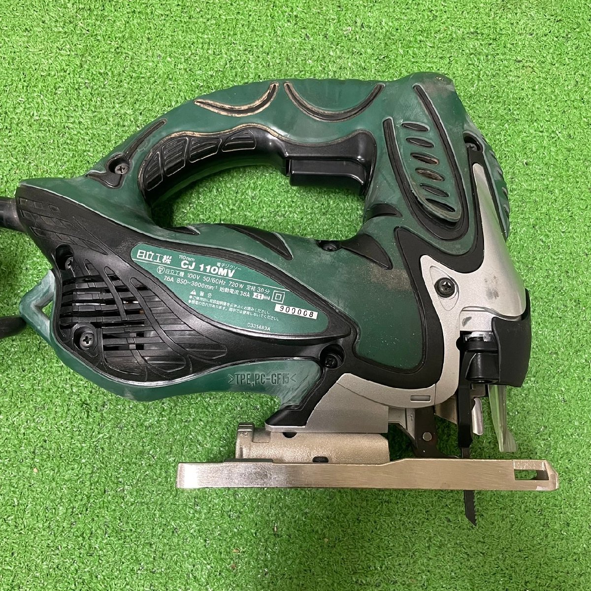 【中古品】『3-208』hitachi koki 日立ジグソー ケース付きCJ110M 無段変速_画像4