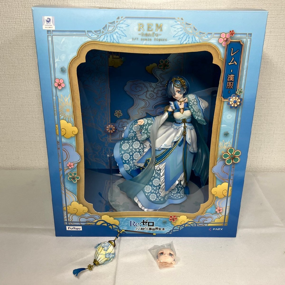 【中古品】『3-399』Re:ゼロから始める異世界生活 リゼロ レム 漢服 1/7スケールフィギュア 本体 表情パーツ 提灯_画像1