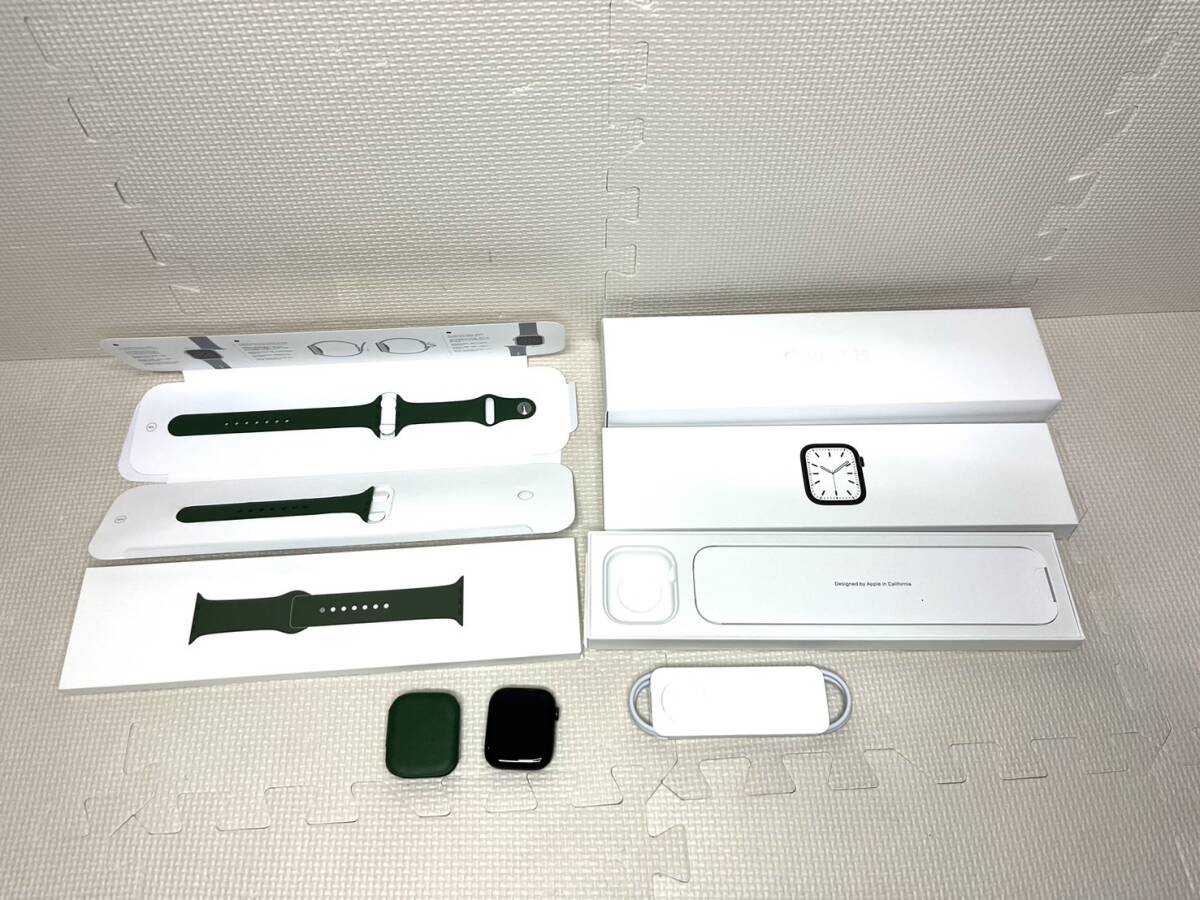★☆　美品　Apple Watch GPS+Cellular series7 45mm ブラック アップルウォッチ ★☆