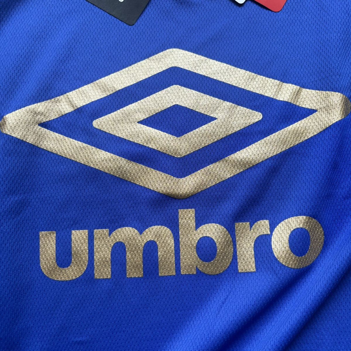 UMBRO / アンブロ ゲームシャツ　長袖　カットソー　ビックロゴ　サッカー_画像4