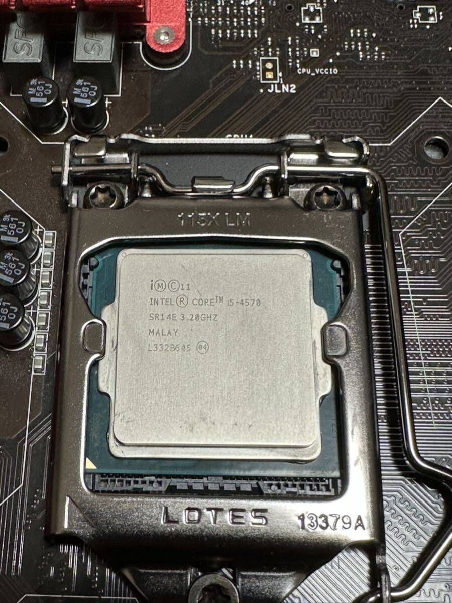 Intel CORE i5-4570 MSI B85-G43GAMING CORSAIR DDR3 32GB ゲーミングPCパーツ セットの画像3