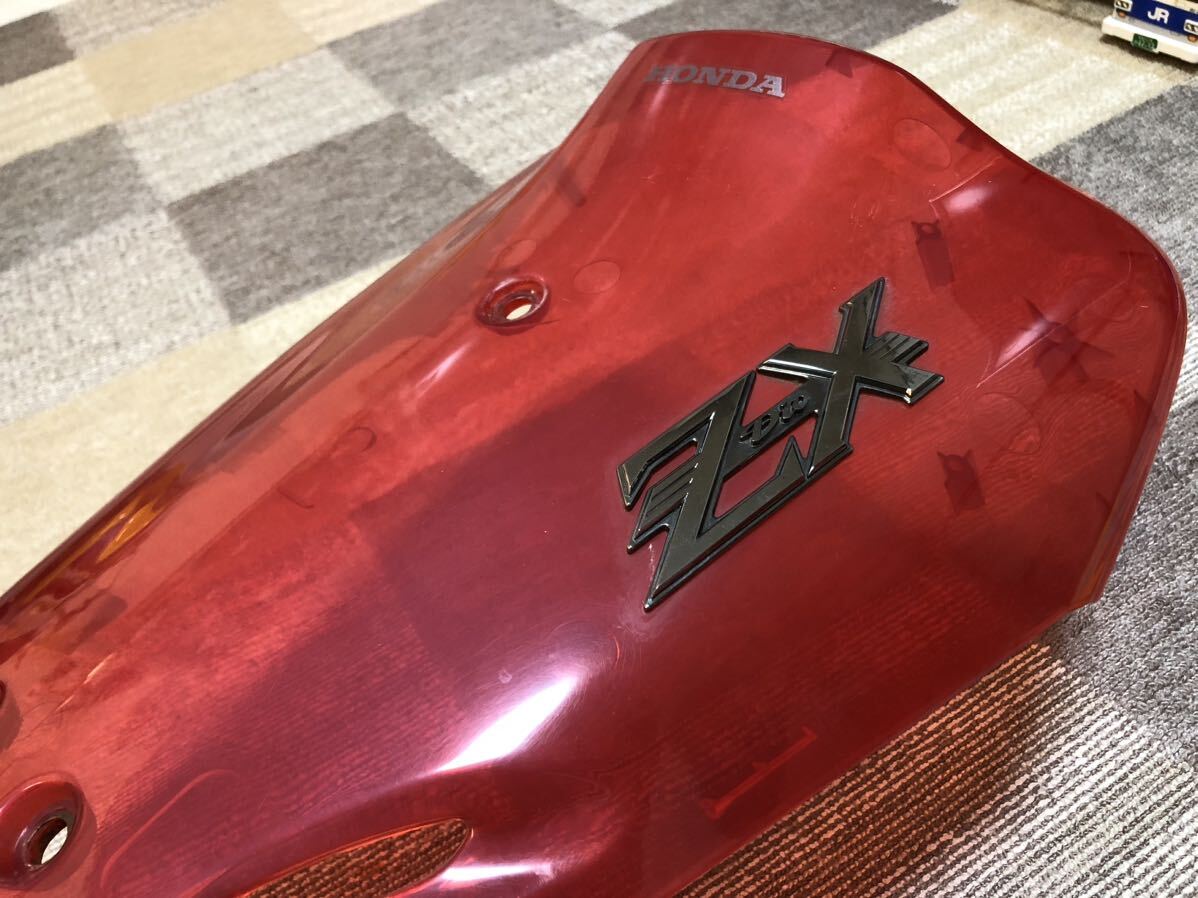 af35 ライブディオ　DIO ZX スケルトン　カウル　外装　希少　当時物　ホンダ純正部品中古品　レッド　赤　そこそこ綺麗です。　af34_画像8