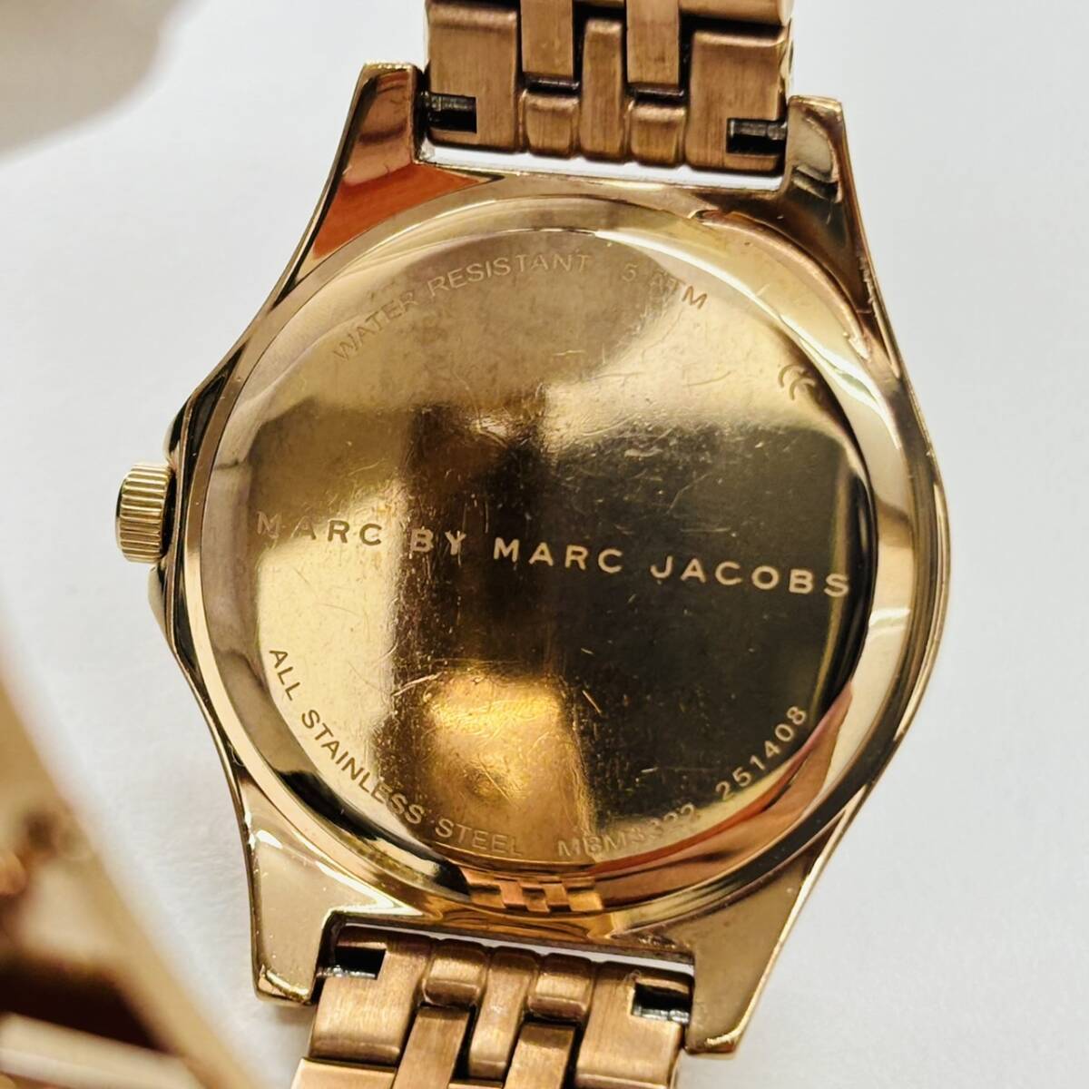 MARC BY MARC JACOBS マークバイマークジェイコブス MBM3322 3針 デイト 日付 ブルー 青文字盤 レディース ファッション おしゃれ 1738_画像9