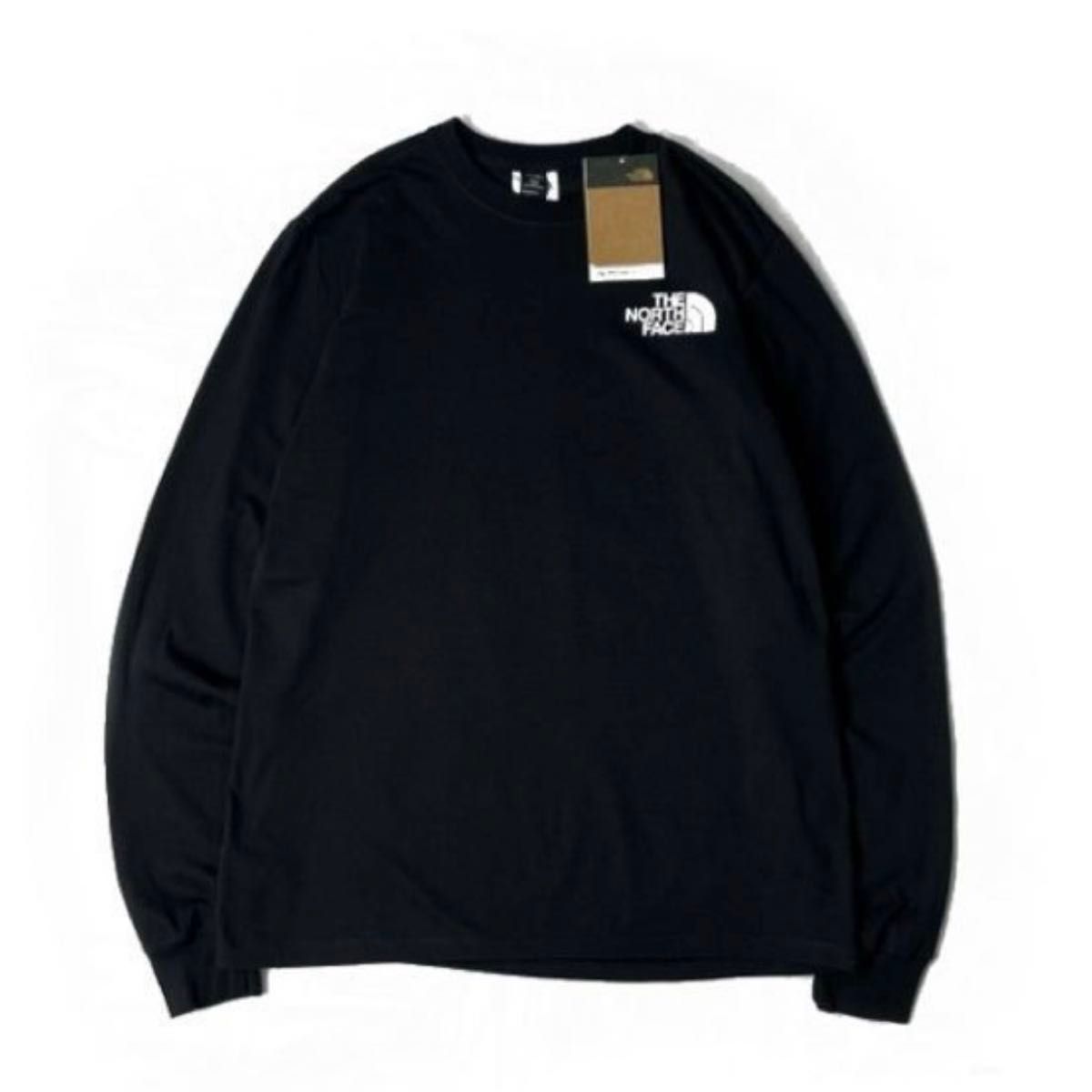 【新品】ノースフェイス 海外限定 ボックスロゴ バックプリント ロンT LONG SLEEVE BOX NSE TEE 