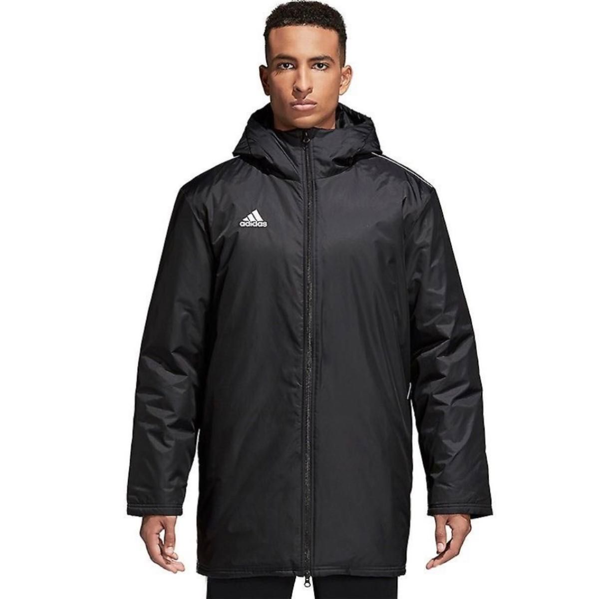 新品タグ付き】adidas 定価¥12 100 ミディアム丈 中綿ジャケット 新品タグ付き】adidas 定価¥12 100 ミディアム丈 中綿ジャケット