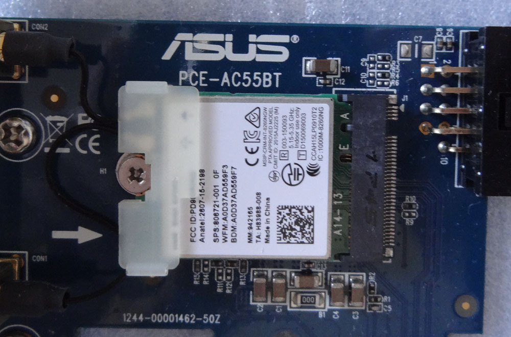 ＜ 送料無料 / 即決 ＞ASUS PCE-AC55BT WIFI Bluetooth PCEIカード アダプタ