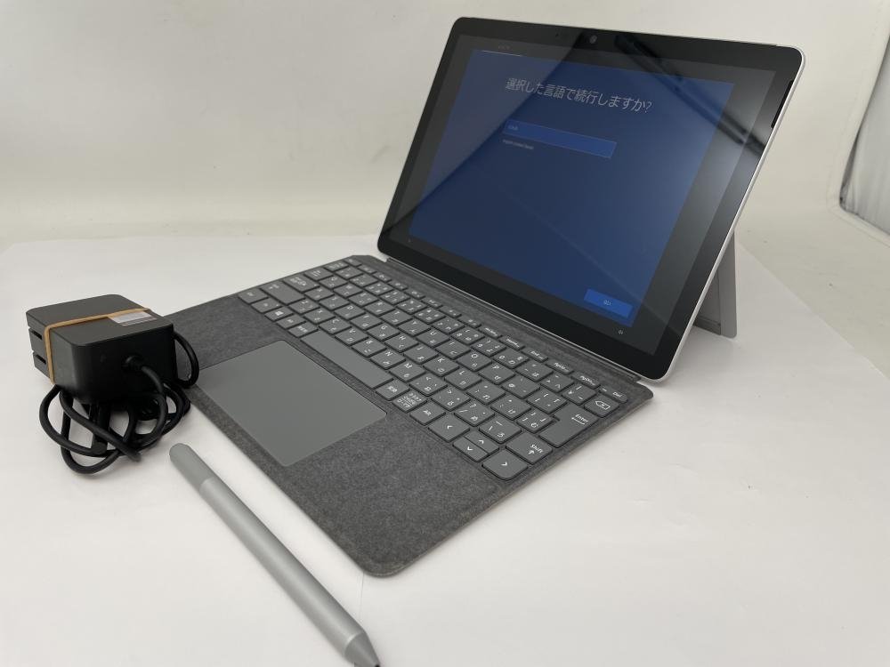 U658【動作確認済】 Microsoft Surface Go2 64GB 4GB intel pentium 1.70GHz　キーボード、ペン付き /100_画像1