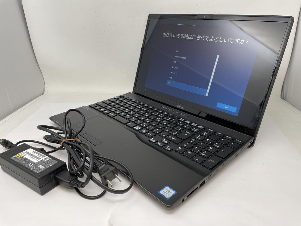 WIN900【ジャンク品】 富士通 LIFEBOOK WA1/D3 FMVWD3A17B 1TB 8GB intel core i7-8565U 1.80GHz　/100_画像1