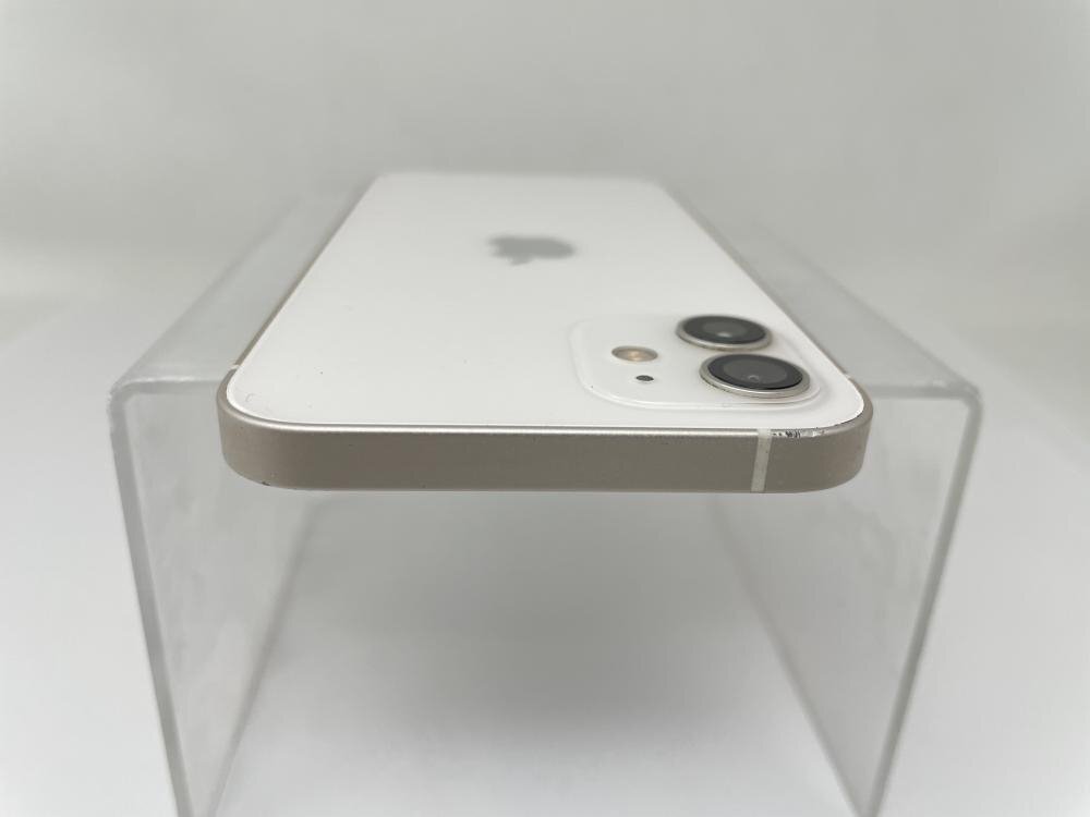 2021【ジャンク品】 iPhone12 64GB au版SIMロック解除 SIMフリー ホワイト バッテリー83%_画像4