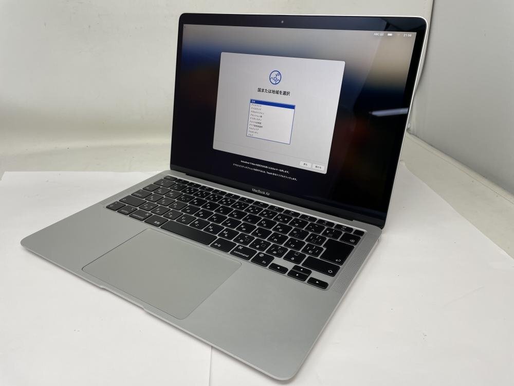 M802【美品】 充放電回数21回 MacBook Air 2020 13インチ 256GB 16GB Apple M1 /100_画像1