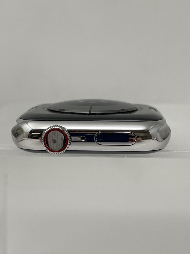 U294【動作確認済】 Apple Watch Series6 GPS + Cellular 44mm　シルバー ステンレス スポーツバンド M09D3J/A　A2376 バッテリー92％_画像4