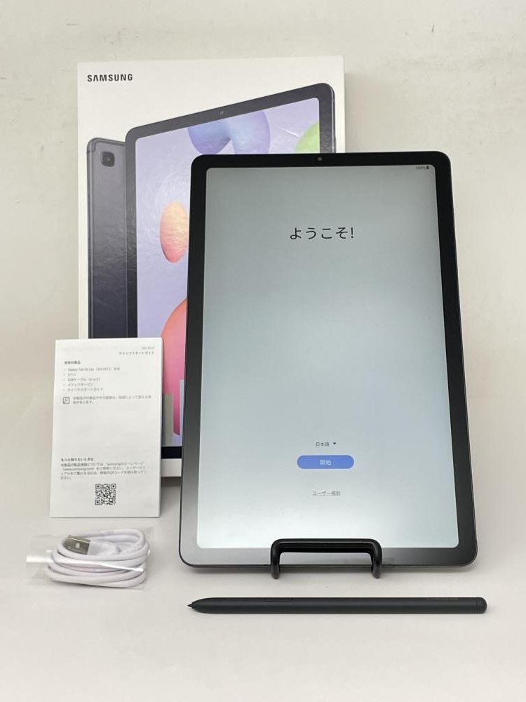 U279【超美品】 Samsung Galaxy Tab S6 Lite SM-P613 グレー_画像1