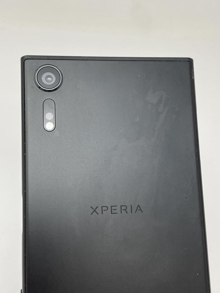 U348【ジャンク品】 Xperia XZs 602SO softbank ブラック_画像3