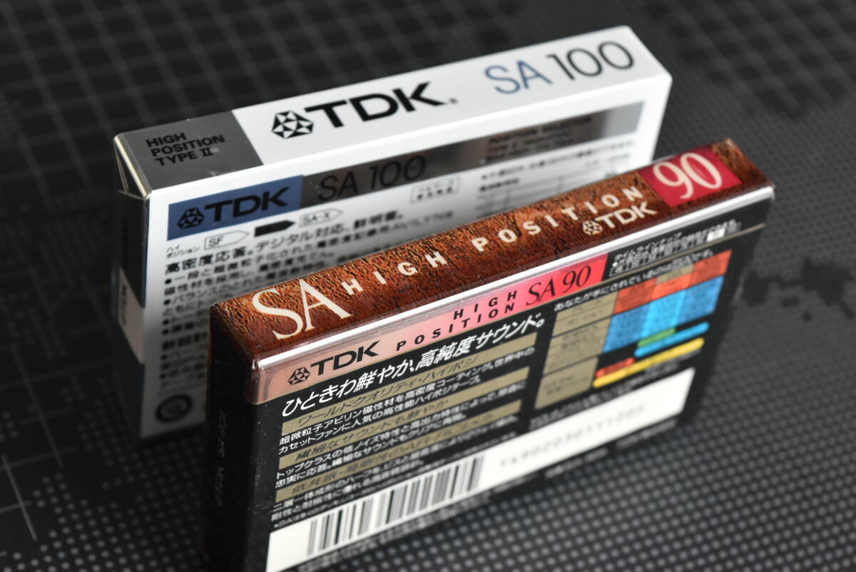  cassette tape [TDK : *SA100(1987~1988 year )*SA90(1993~1994 year ) ~ ] each 1 volume total 2 volume ( unused * unopened goods )