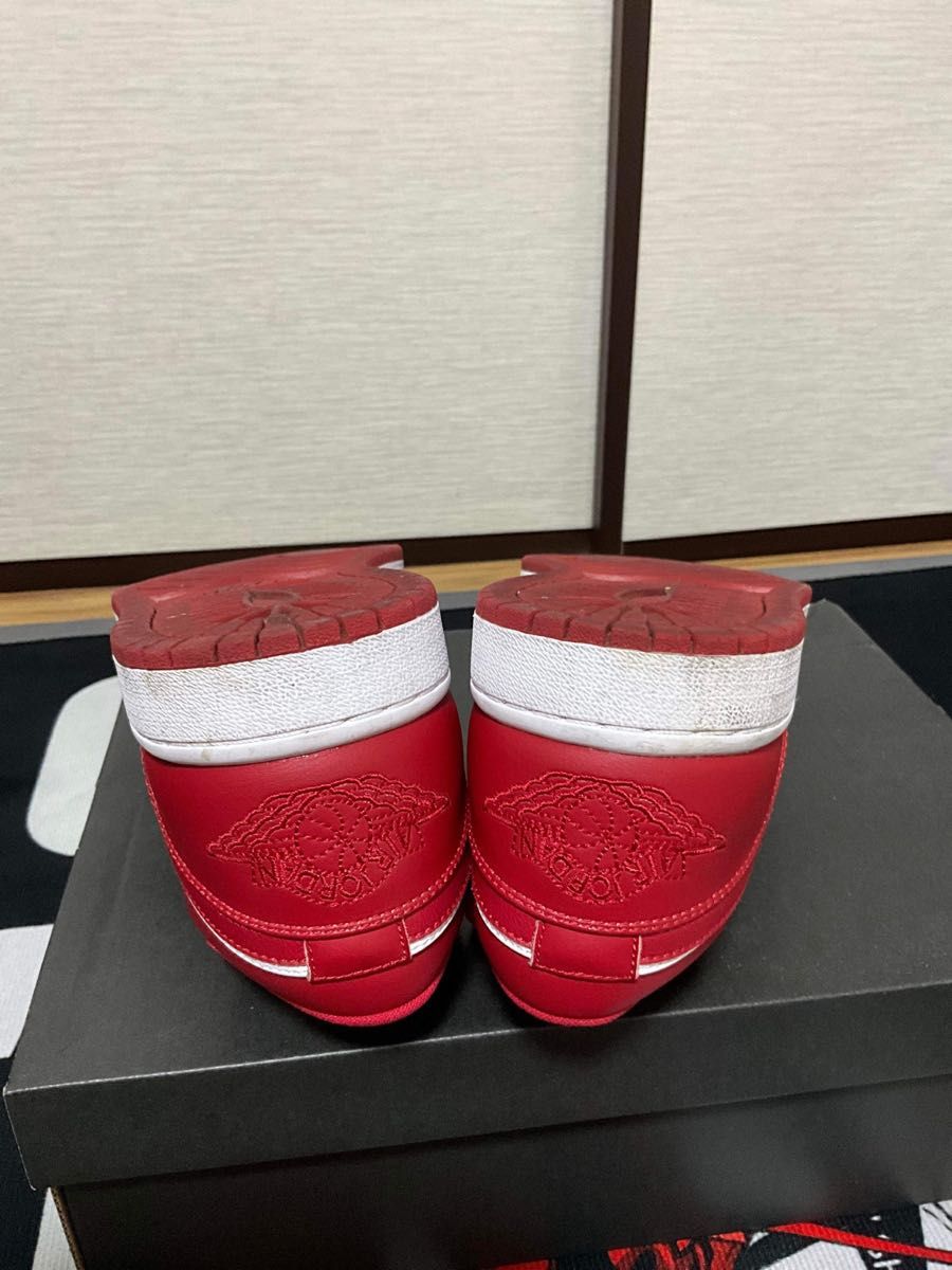 Nike Air Jordan 1 Low "Gym Red/ White"ナイキ エアジョーダン1 ロー"ジムレッド/ホワイト