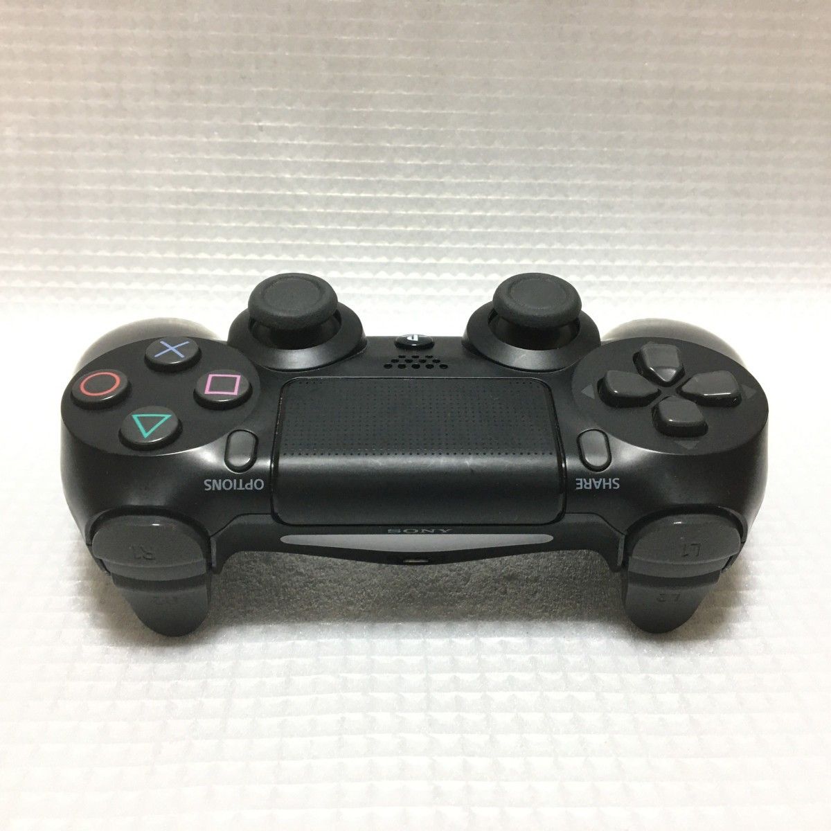 PS4 SONY デュアルショック4 ジェットブラック 後期型 美品 純正 USBケーブル付属 DUALSHOCK4 コントローラ