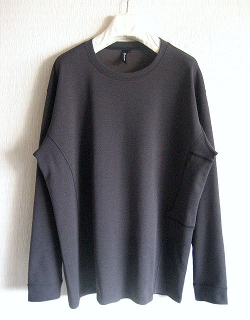 定価16,500円 Poutnik by Tilak DelTee L/S with pocket 高機能ニット素材 DELTA 軽量ストレッチ ポケット付き カットソー Black_画像2