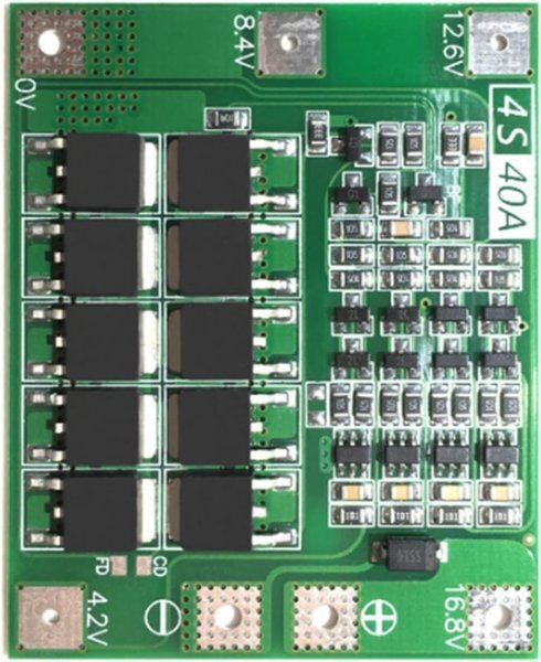 18650 battery protection board BMS/PCM/PCB lithium polymer 4S 40A 16.8V stock have immediate payment 