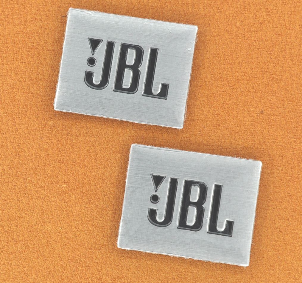 ★ JBL スピーカーロゴ プレート エンブレム ステッカー2枚 B ★_画像2