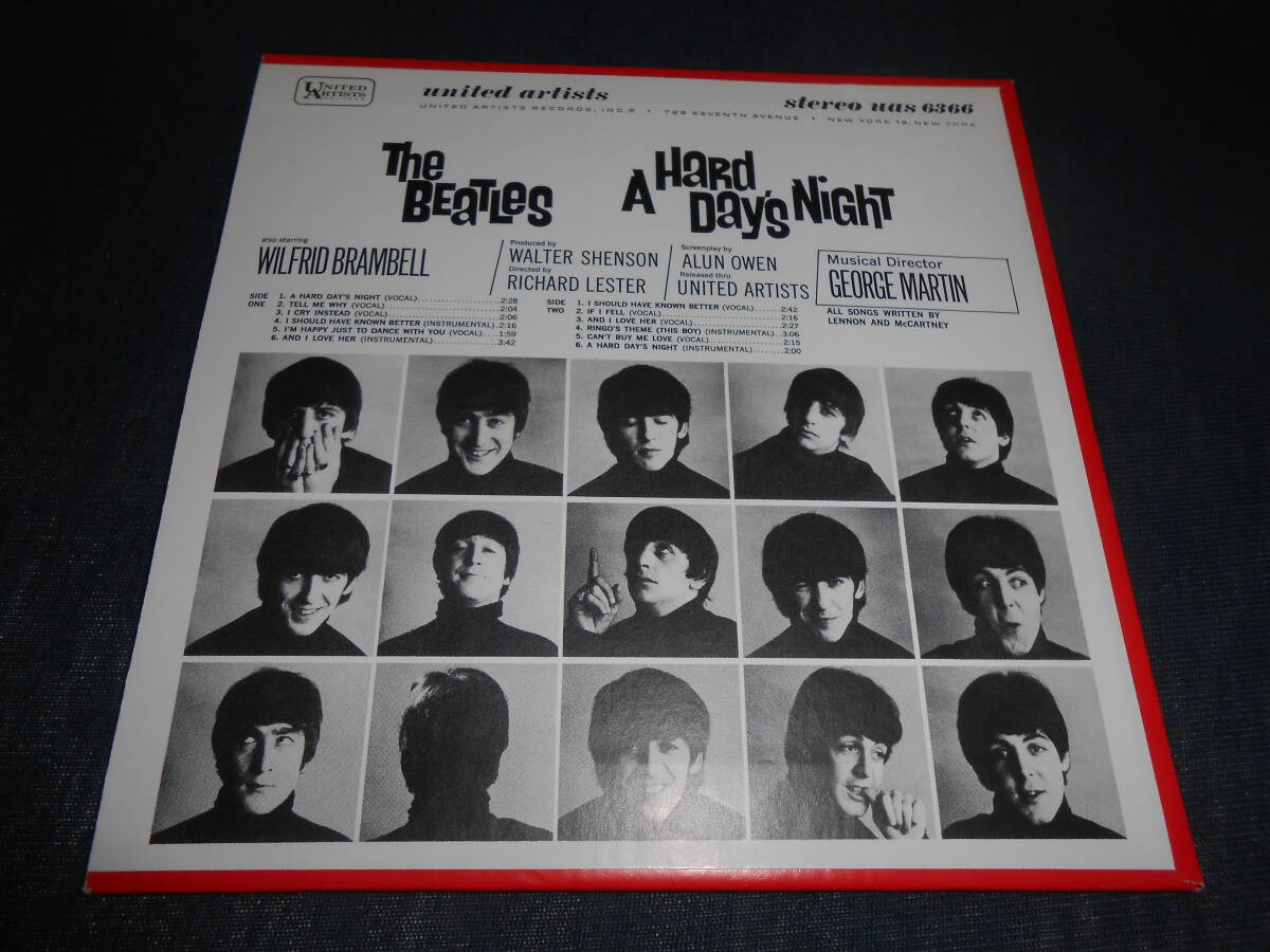 BEATLES/ビートルズがやってくる/アハードデイズナイト/紙ジャケ/US盤/ジョンレノン/ポールマッカートニー/ジョージハリスン/リンゴスター_画像5