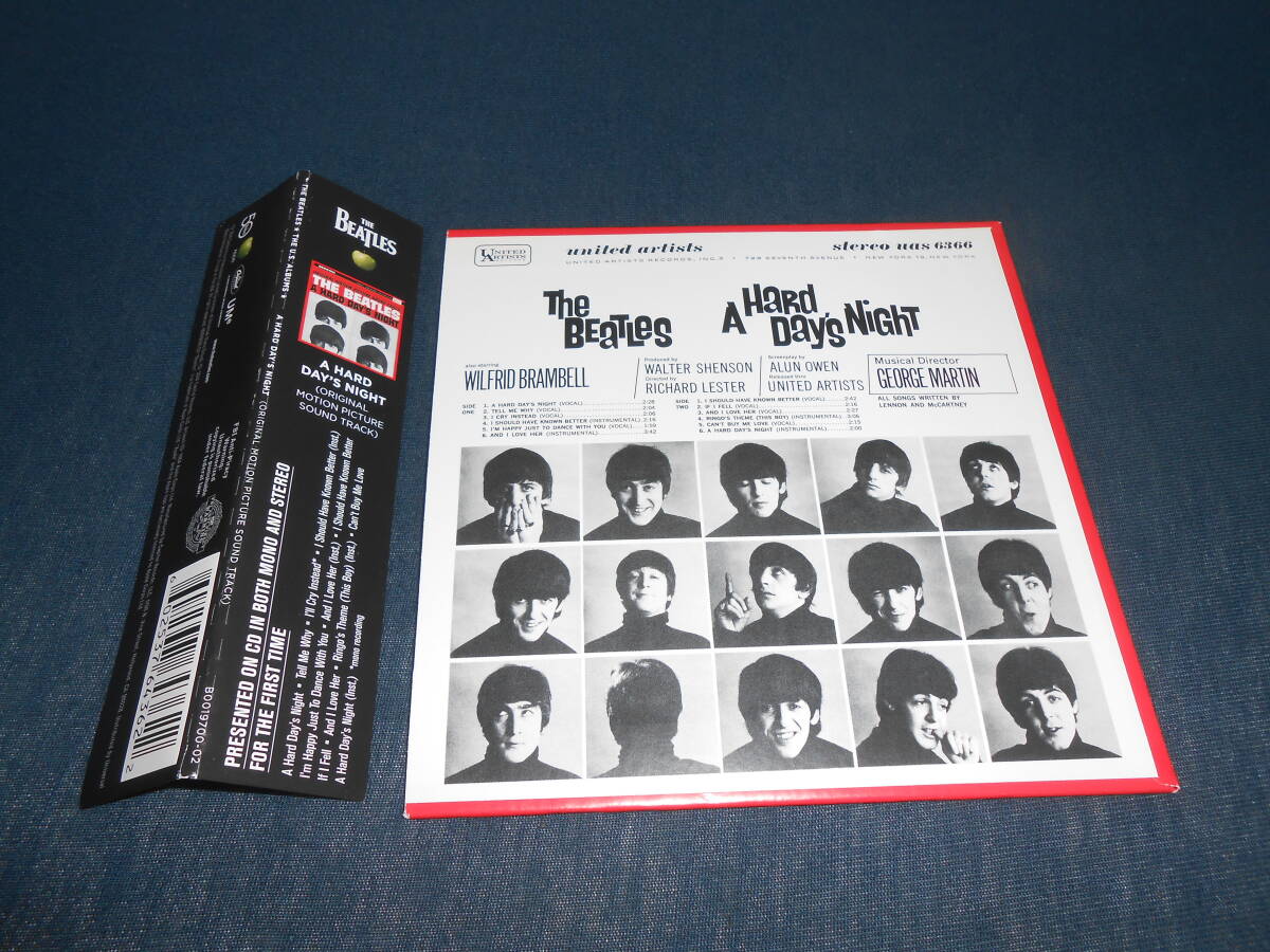 BEATLES/ビートルズがやってくる/アハードデイズナイト/紙ジャケ/US盤/ジョンレノン/ポールマッカートニー/ジョージハリスン/リンゴスター_画像4