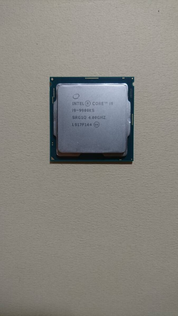 intel Core i9-9900KS 第9世代 4.0GHz LGA1151インテル デスクトップPC用CPU PCパーツ 1円スタート 中古【jancｋ品】 の画像1