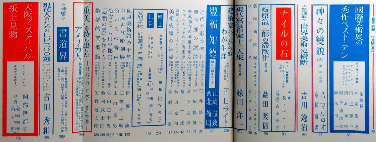 #kp043◆超希少本◆『 芸術新潮 昭和34年 6月号 』◆ 新潮社 昭和34年 檀一雄,円谷英二 他_画像2