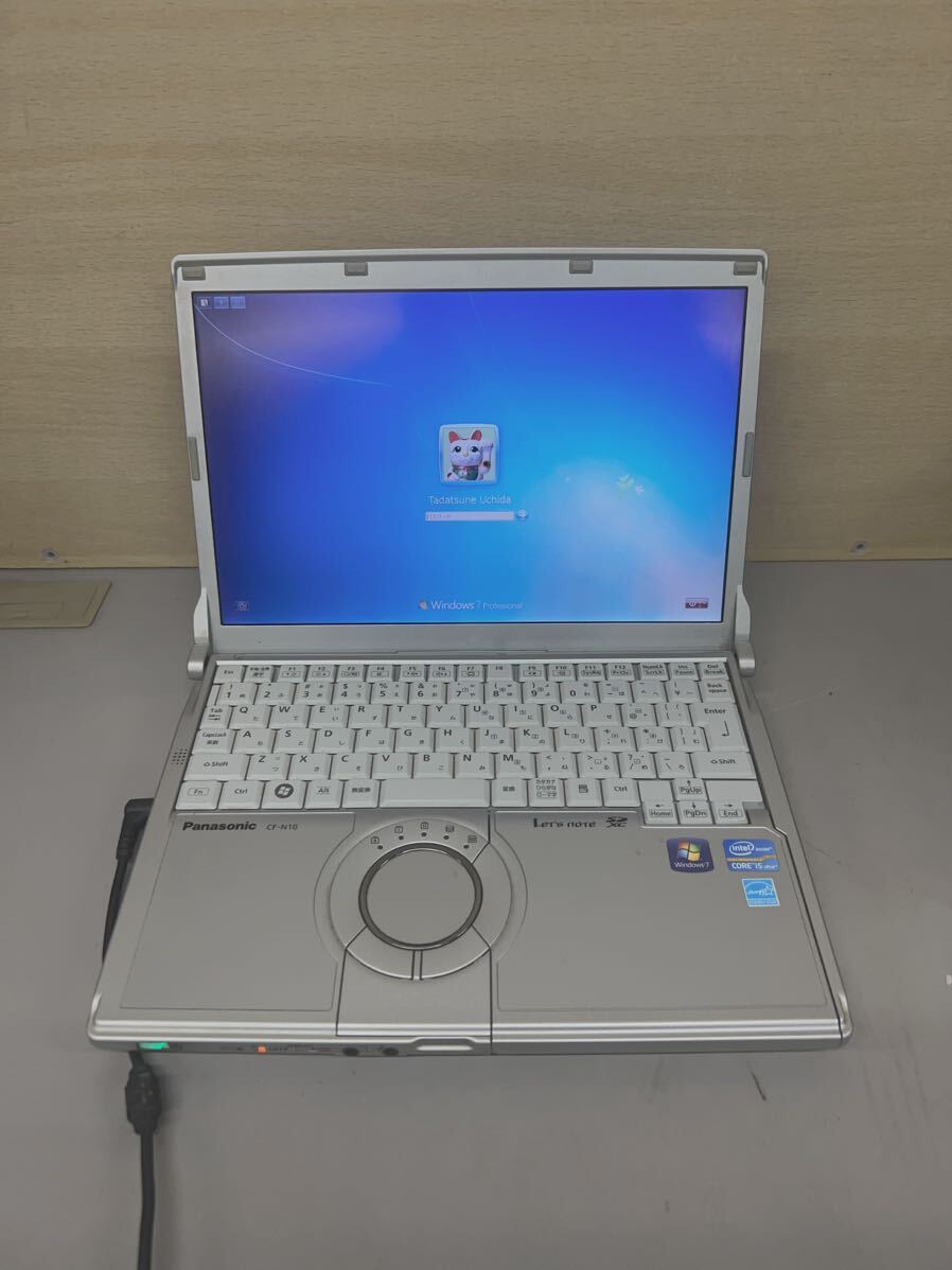 Panasonic CF-N10CWHDS Core i5-2520M 2.5GHz パスワード不明　現状品_画像1