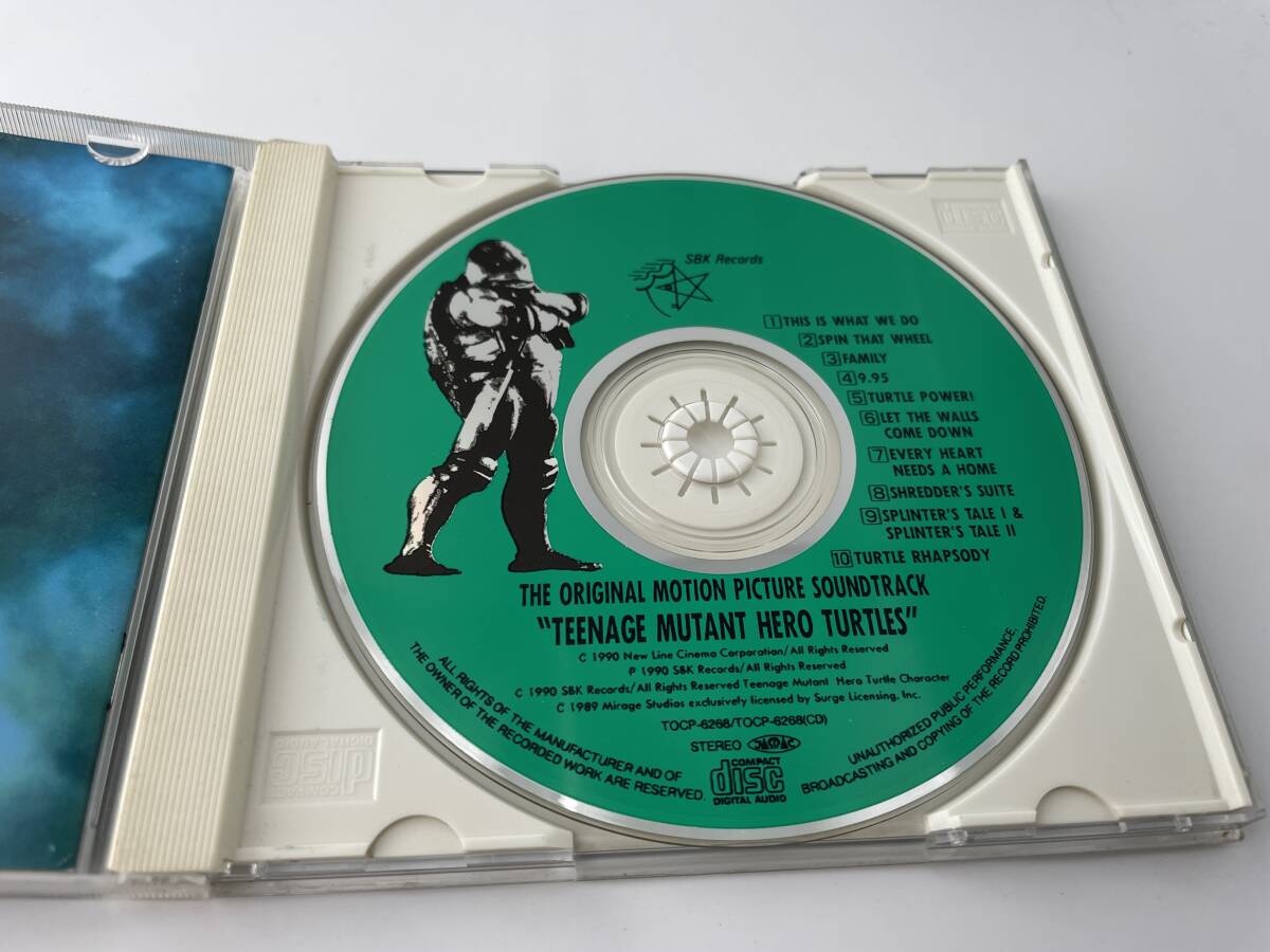 ミュータントタートルズ オリジナル・サウンドトラック CD サウンドトラック　H61-03: 中古_画像2