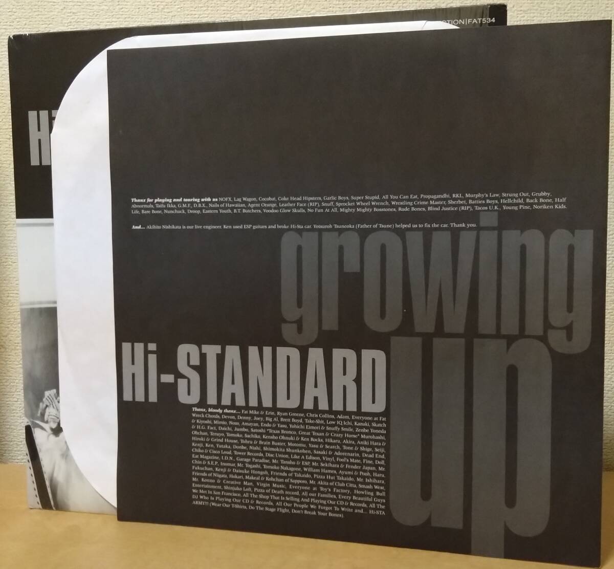 Hi-STANDARD ハイスタンダード ハイスタ 『GROWING UP』LP、『California Dreamin'』7インチ＋おまけ　難波章浩 横山健 恒岡章_画像5