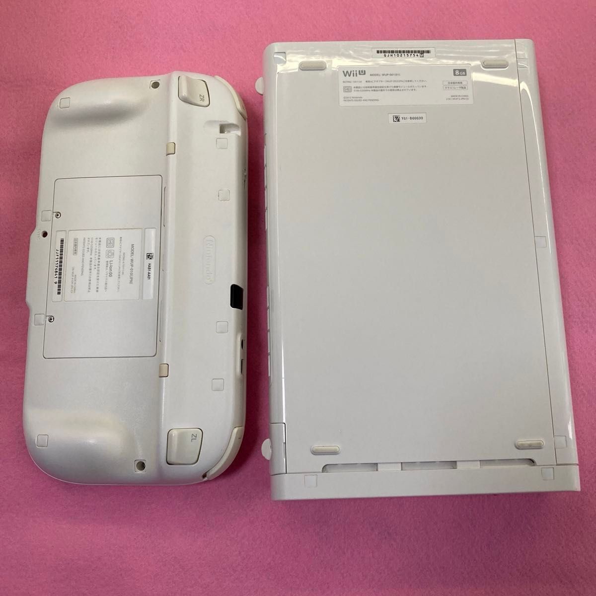 動作確認済 WiiU ゲームパッド セット ホワイト　ジャンク品