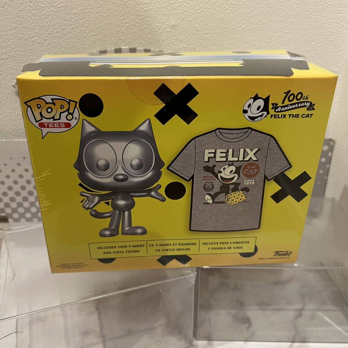 レア限定FUNKO POP! felix フェリックス　シルバー　TシャツBOX_画像2