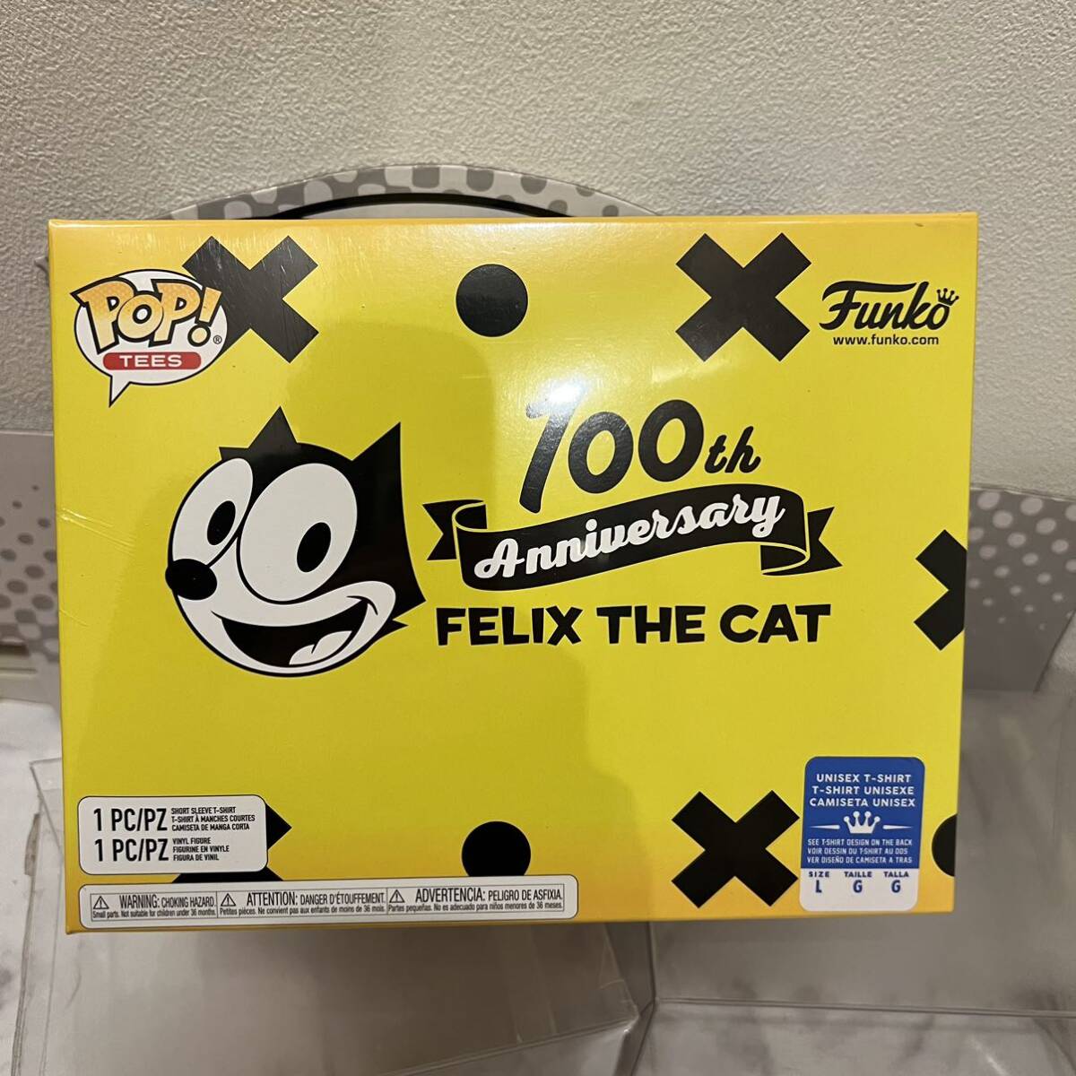 レア限定FUNKO POP! felix フェリックス　シルバー　TシャツBOX_画像3