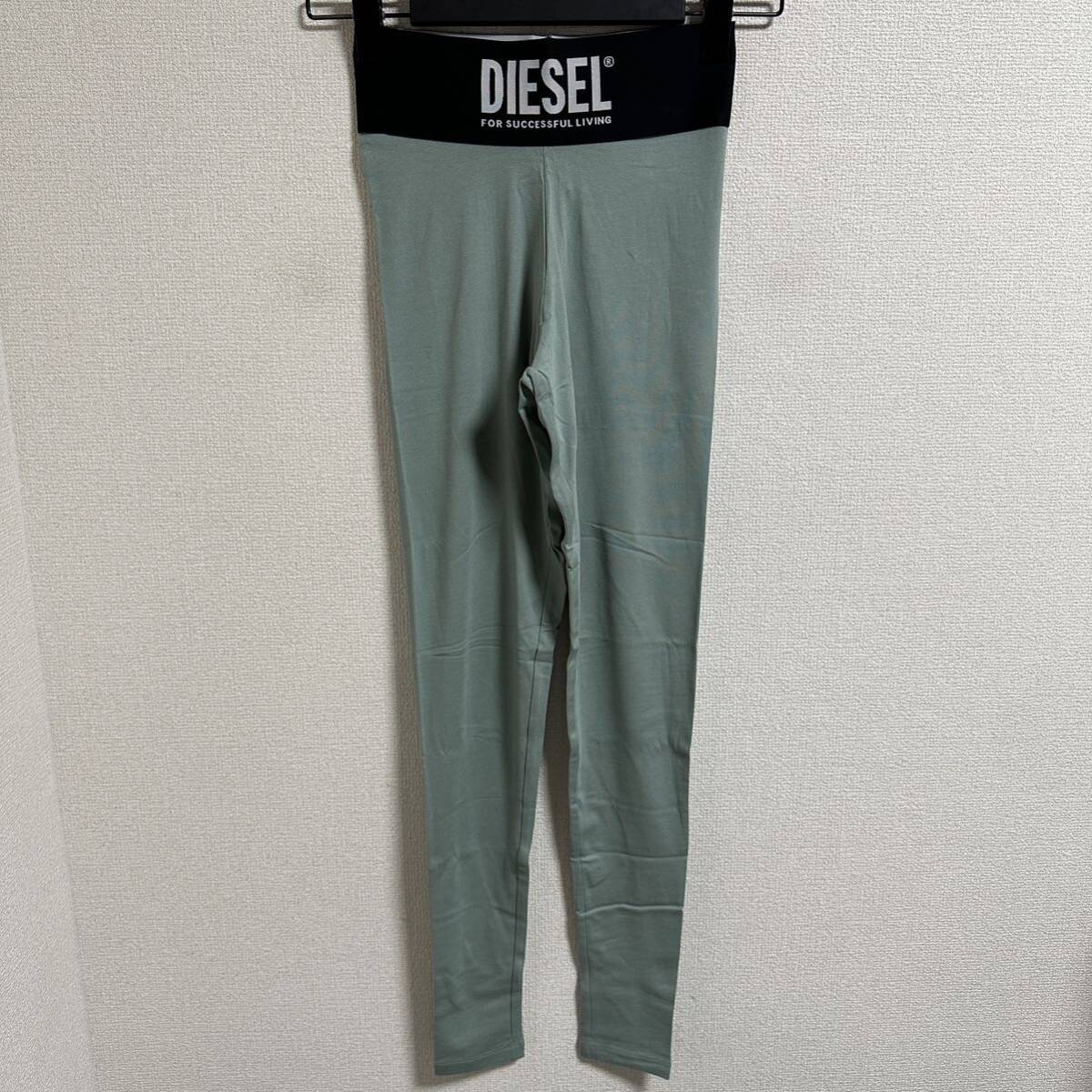 新品 未使用 タグ付き ★定価7,480円 DIESEL ディーゼル レディース XSサイズ ロゴ レギンス ホームウェア スポーツウェア 05_画像3