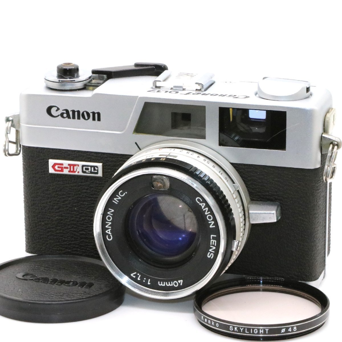 良品 Canon Canonet QL17 G-Ⅲ G3 40mm f1.7 レンジファインダー コンパクトフィルムカメラ 854295