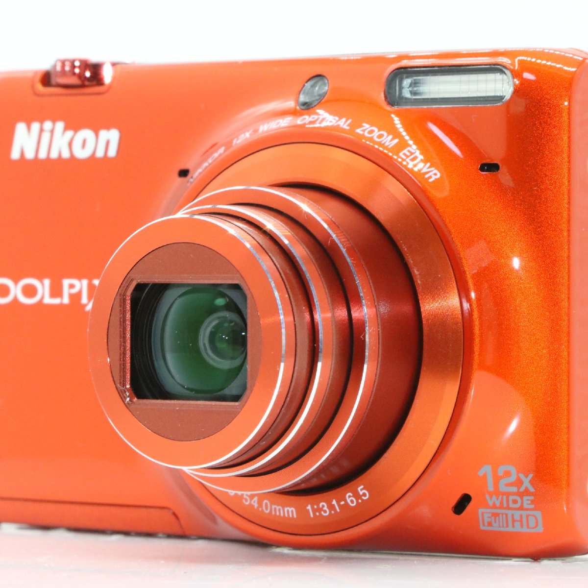 Nikon デジタルカメラ COOLPIX S6500 光学12倍ズーム Wi-Fi対応 マンダリンオレンジ S6500OR_画像3