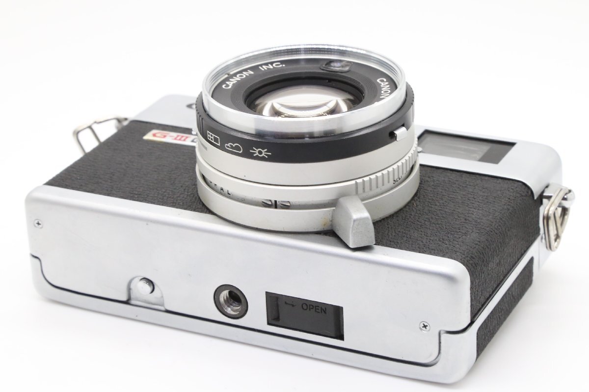  superior article Canon Canonet QL17 G-Ⅲ G3 40mm f1.7 range finder compact film camera D08751