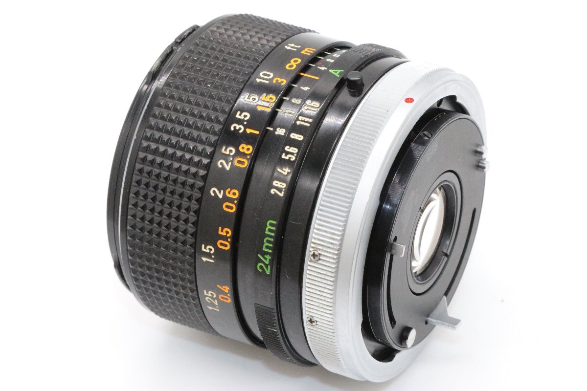 良品 Canon FD 24mm f2.8 S.S.C. SSC 広角 単焦点 マニュアル オールドレンズ_画像8