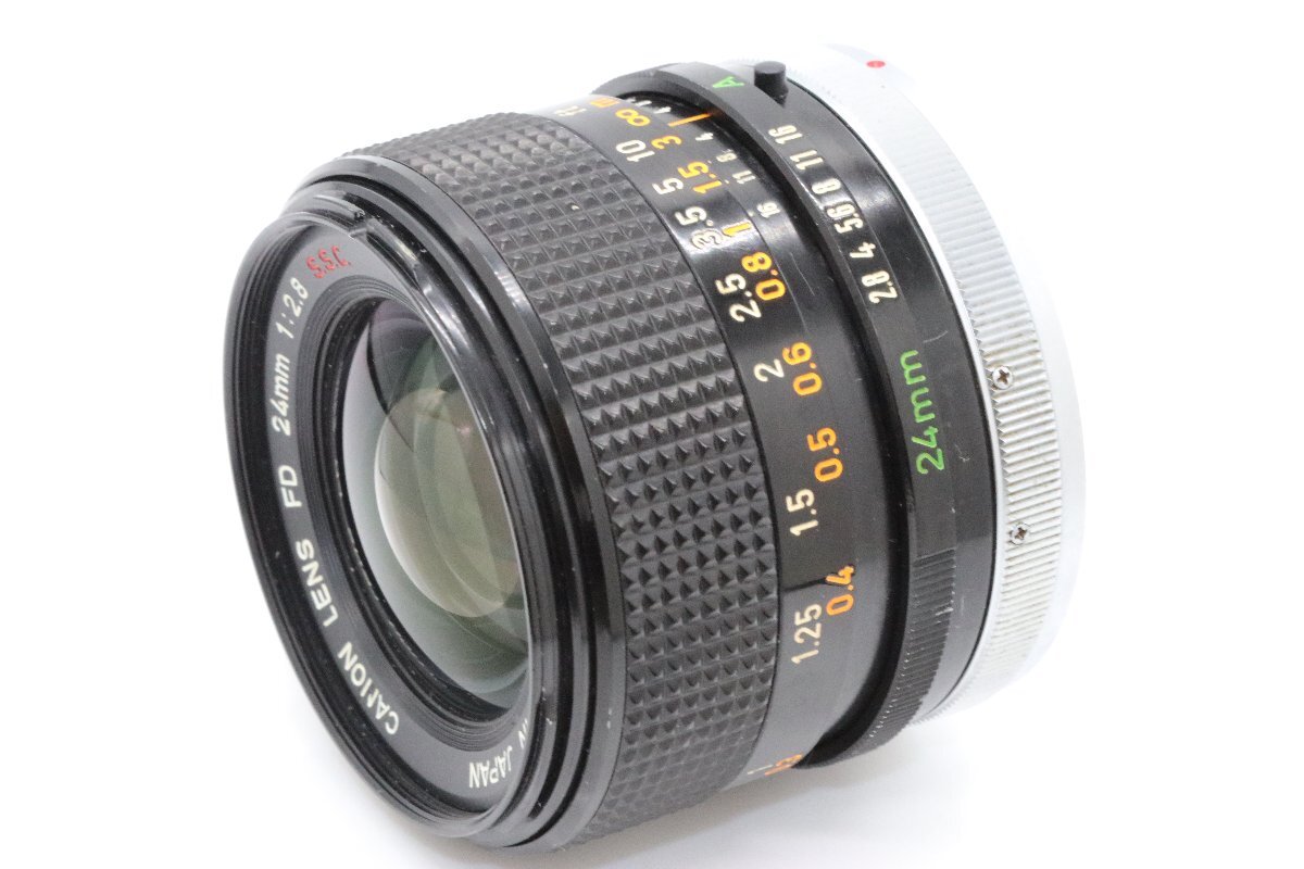 良品 Canon FD 24mm f2.8 S.S.C. SSC 広角 単焦点 マニュアル オールドレンズ_画像7