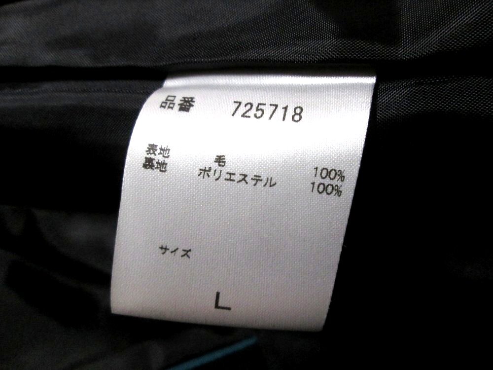 F【TAKA:Q タカキュー】ブラック・両前ポケット・長袖・ジャケット.ブレザー・Lサイズ!_画像9