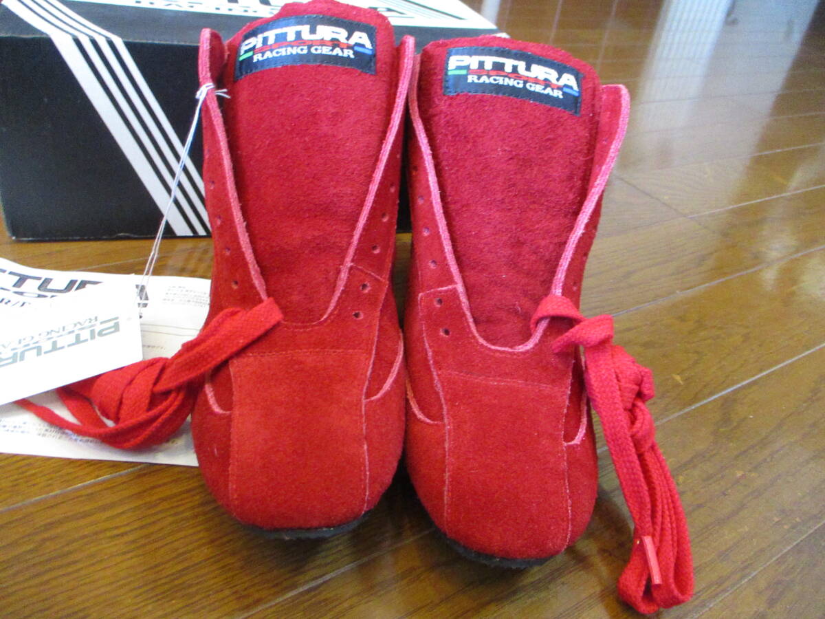  half price and downward new goods unused PITTURA racing shoes size 23.5cm red red pitsula- racing boots regular price Y19500. goods G-TRI