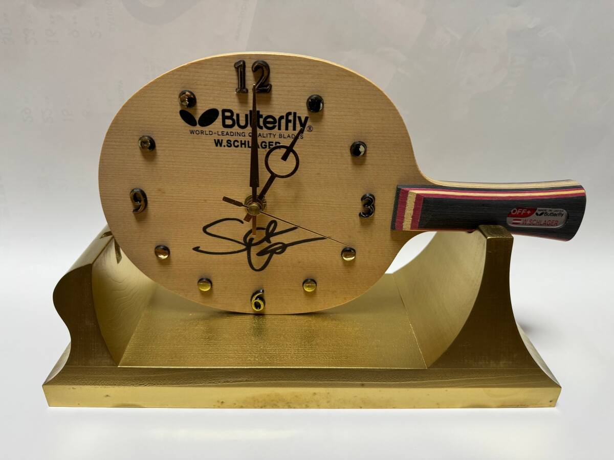 Butterfly butterfly ping-pong racket Black Butterfly shu Rugger clock limited goods souvenir new goods unused 