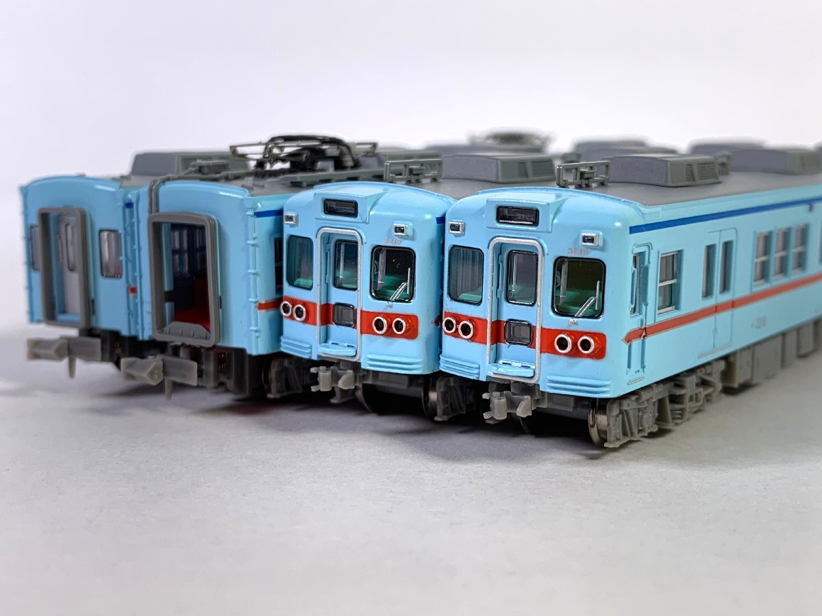 4-136* N gauge micro Ace A-1870 capital .3200 shape update car examination painting blue 4 both set MICROACE railroad model (aac)