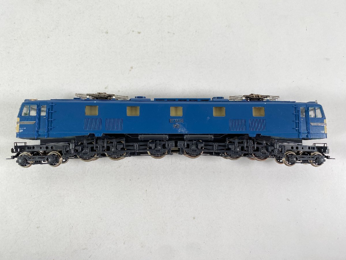 4-22* HO gauge KATO 1-301 EF58 shape electric locomotive large window * blue Kato railroad model (ajt)