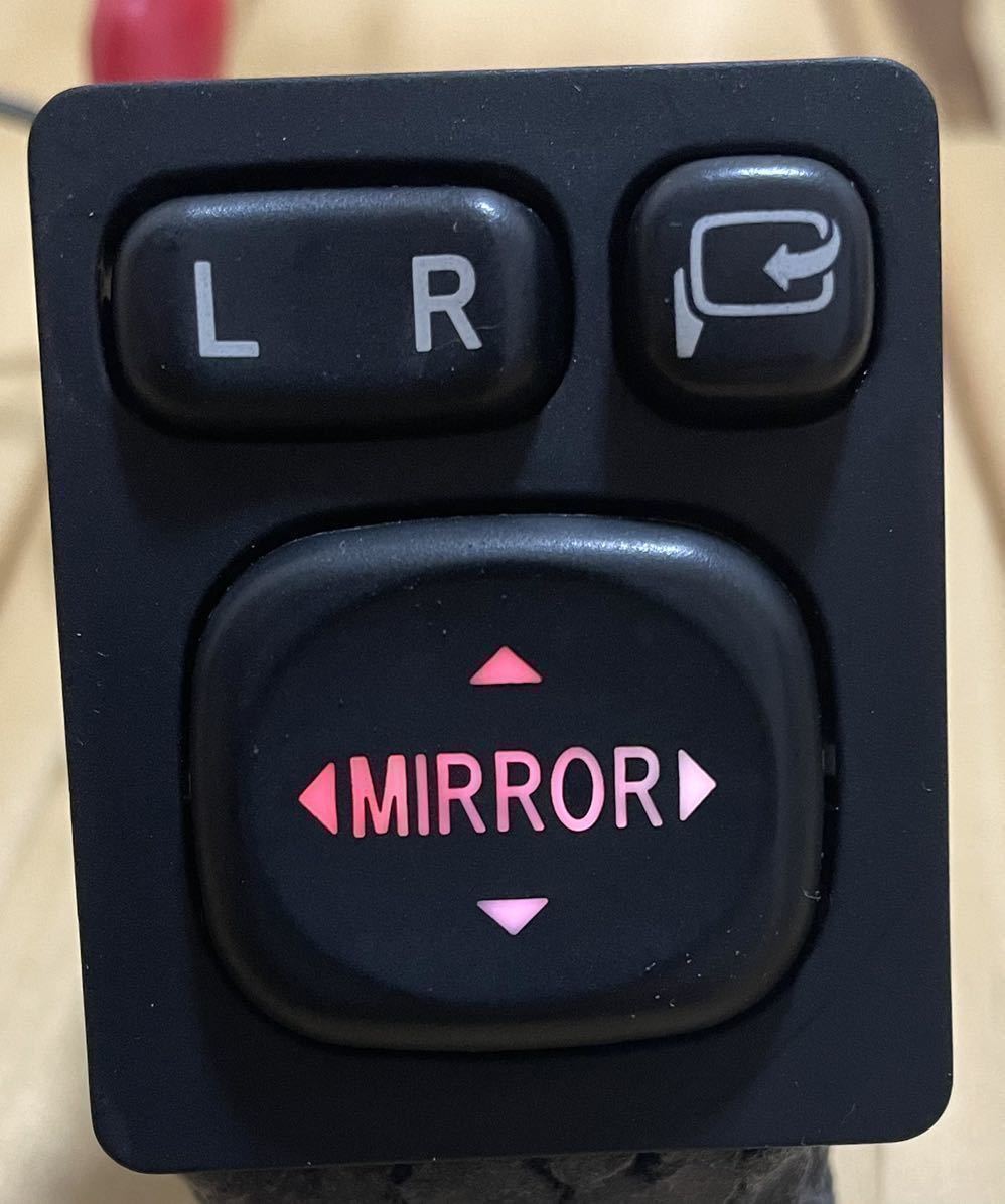 トヨタ ドアミラー スイッチ SW LED 打ち替え済み レインボー RGBの画像5