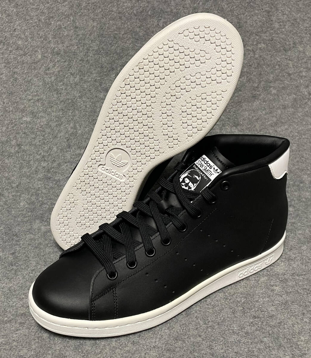 新品　adidas STAN SMITH MID　スタンスミスミッドカット　アディダス US9 27cm BLACK_画像4